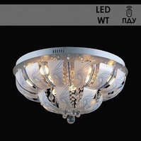 Люстра 76528/9/600 хром 9х60W E27 LED-WT ПДУ d600