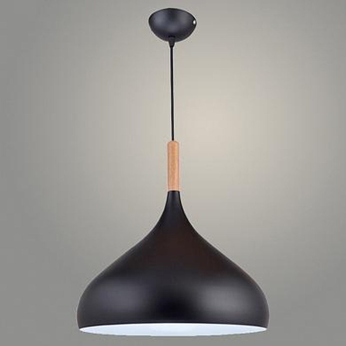 Подвес 7558/320 BK+GD черный/золото 1*60W E27 d320 h280 txn22
