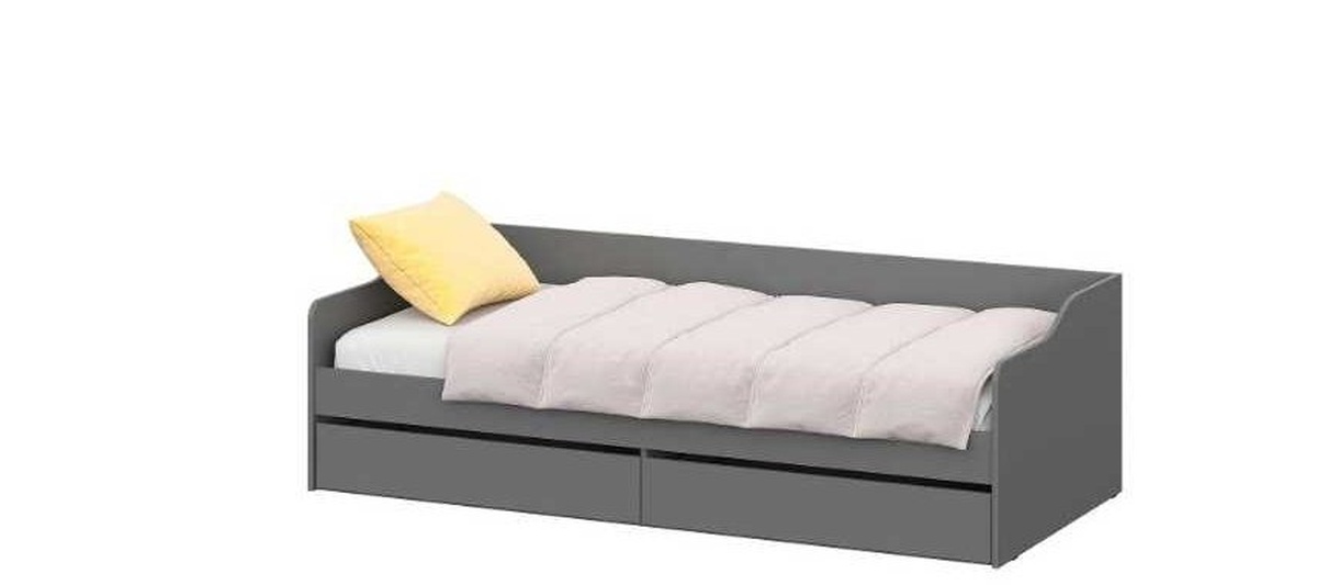 КР 2 Кровать-диван 0,9*2,0 Графит серый
