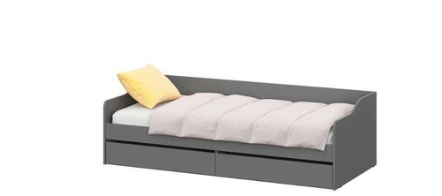 КР 2 Кровать-диван 0,9*2,0 Графит серый