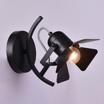 Бра GH10272-1W BK черный 1х60W Е27