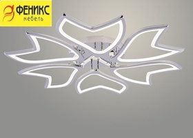 Люстра LI09822B/6A PR CR хром 204W LED 3000K-6000K d785 ПДУ