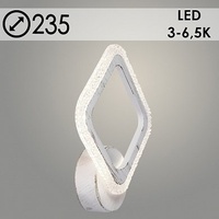 Бра LI8899/1B WT+FGD PAT белый/золотая патина LED 16W 3000-6500K d235