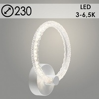 Бра LK3600A/1 WT белый LED 18W 3000-6500K d230