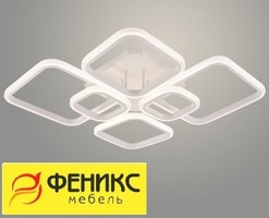 Люстра DK06335C/6 PR WT белый 168W LED 3000K-6000K d900 ПДУ диммер, HN24