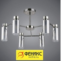 Люстра 74338/6 NK никель 6х60W E14 d690 h380, GAN21