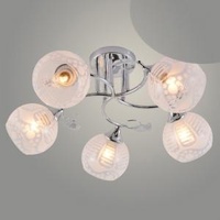 Люстра XA1518B/5 CR хром 5х60W E27 d560 h240, HN23