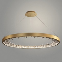 Люстра TGDXD8313/600 FGD золото/прозрачный 24W LED 4000K d600 crst, XUAN22