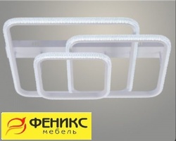 Люстра DK06338/3 PR WT белый 146W LED 3000K-6000K d650 ПДУ диммер, HN24