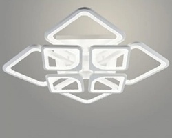 Люстра LI08446C/4+4A PR WT белый 224W LED 3000-6500K d545 ПДУ