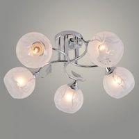 Люстра XA1543/5 CR хром 5х60W E27 d560 h240, HN23
