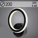 Бра MB77072/1S BK черный LED 20W