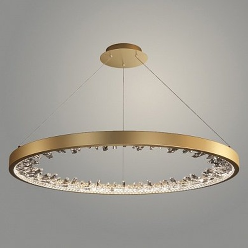 Люстра TGDXD8313/600 FGD золото/прозрачный 24W LED 4000K d600 crst, XUAN22