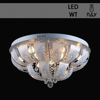 Люстра 76528/9/600 хром 9х60W E27 LED-WT ПДУ d600